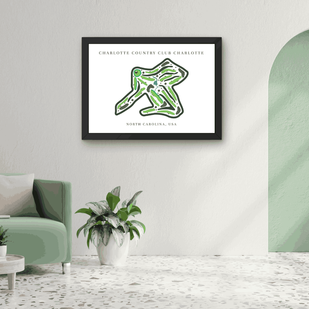 Charlotte Country Club Golf Course Print, North Carolina