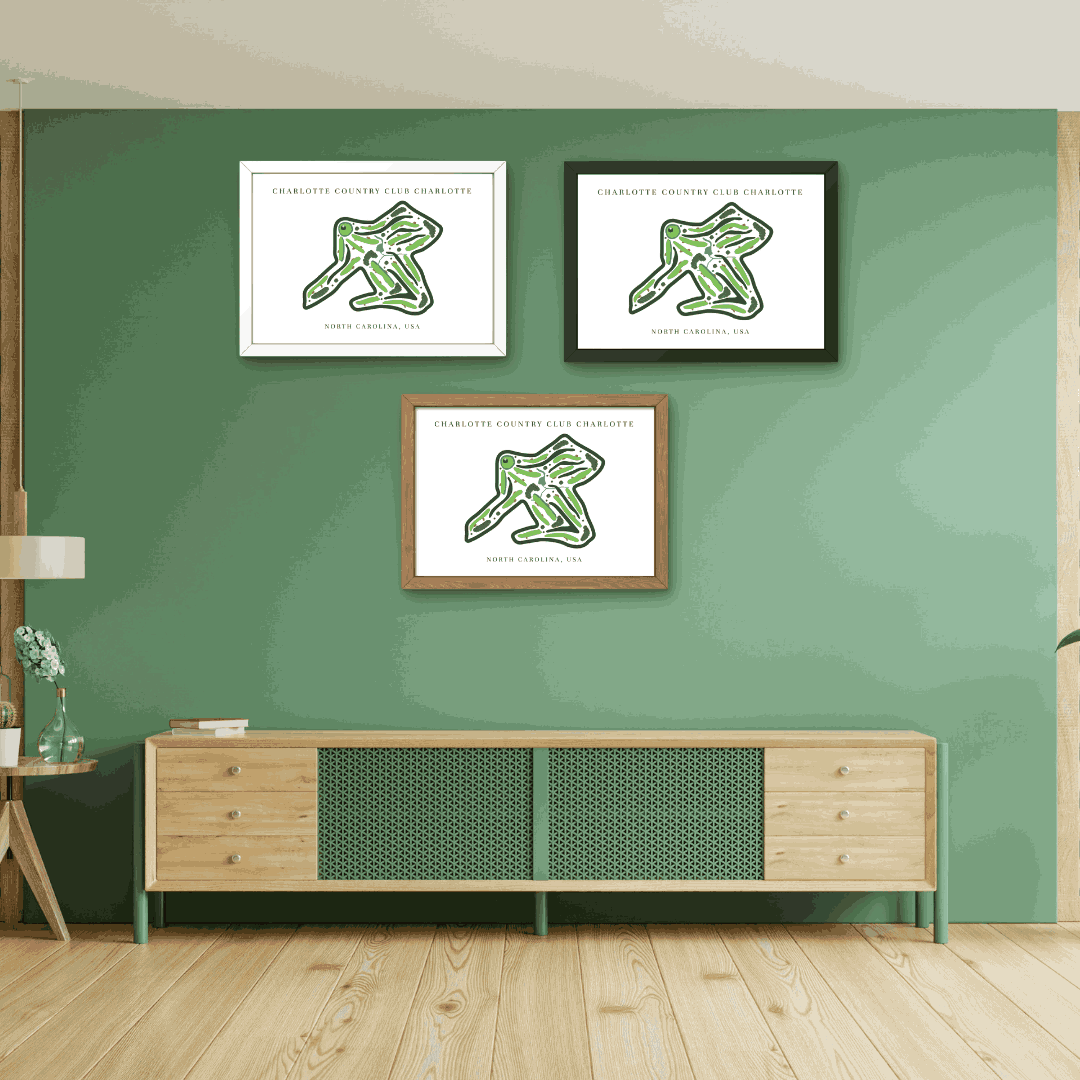 Charlotte Country Club Golf Course Print, North Carolina