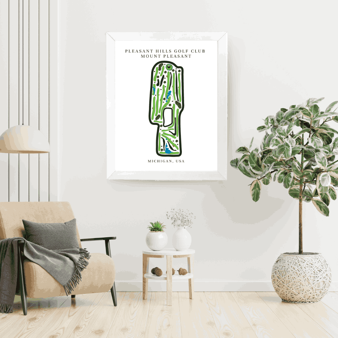 Pleasant Hills Golf Club, Golf Course Prints, Michigan