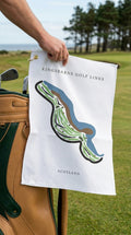 Kingsbarns Golf Links Golf Course Prints, Scotland | Golf Course Print Towels | Golf Course Microfiber