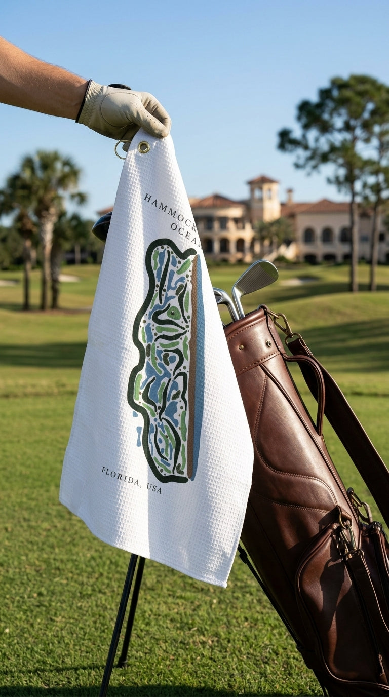 Hammock Beach Resort Ocean, Golf Course Print, Florida | Golf Course Print Towels | Golf Course Microfiber