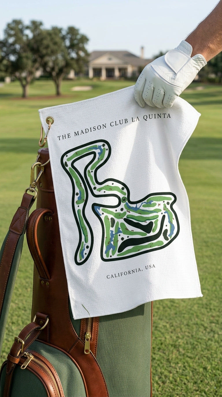The Madison Club Golf Course Prints, California | Golf Course Print Towels | Golf Course Microfiber