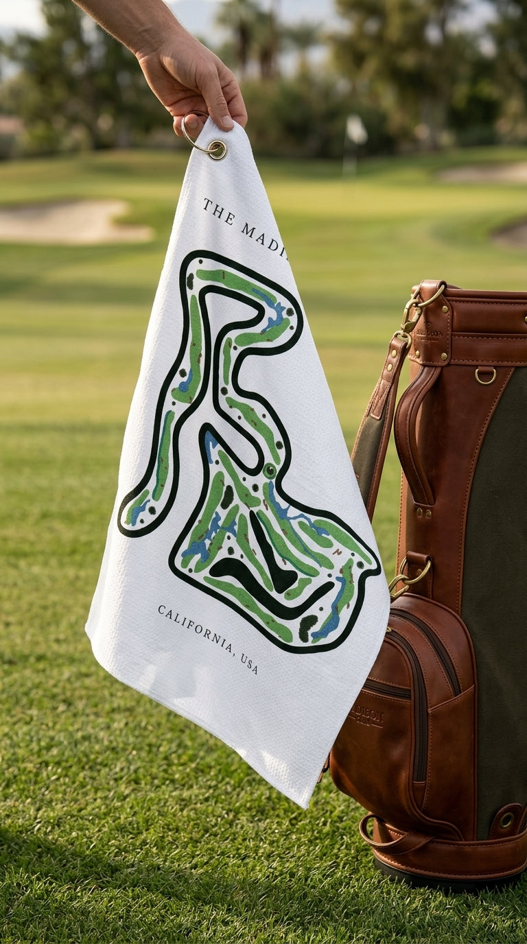 The Madison Club Golf Course Prints, California | Golf Course Print Towels | Golf Course Microfiber