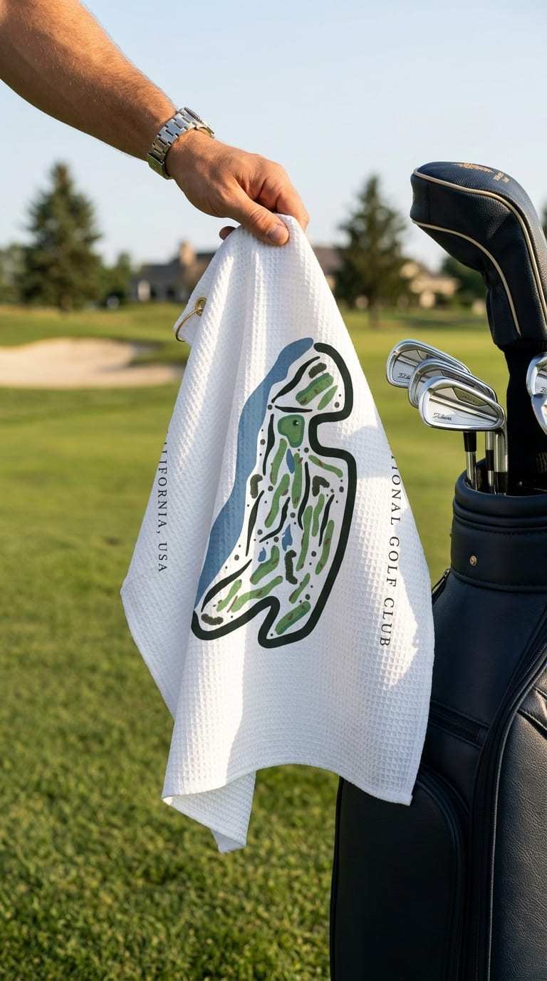Trump National Golf Club, Golf Course Print, California | Golf Course Print Towels | Golf Course Microfiber