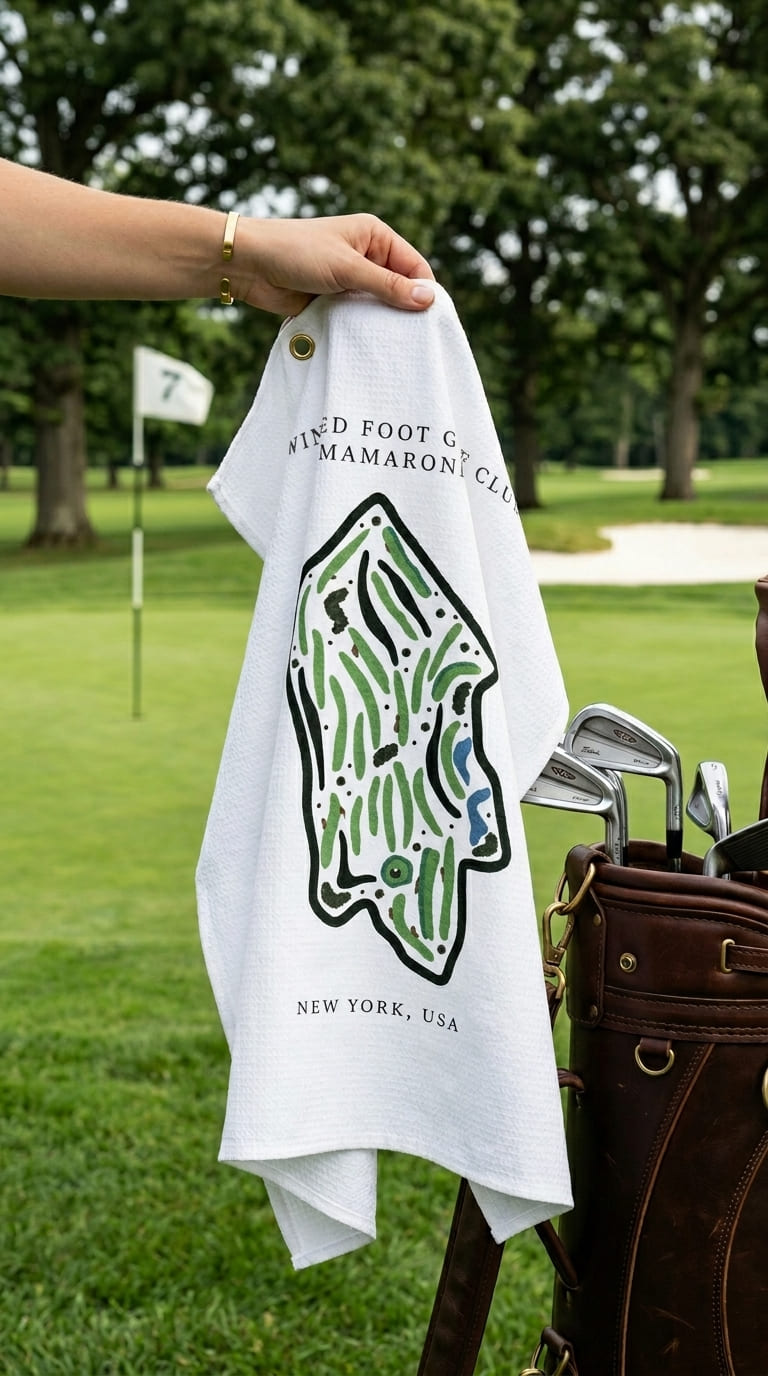 Winged Foot Golf Club, Golf Course Print, New York | Golf Course Print Towels | Golf Course Microfiber