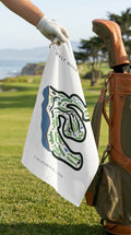 Half Moon Bay Golf Links, Golf Course Print, California | Golf Course Print Towels | Golf Course Microfiber