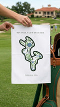 Bay Hill Club Golf Course Print, Florida | Golf Course Print Towels | Golf Course Microfiber