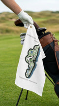 Whistling Straits Golf Course Print, Wisconsin | Golf Course Print Towels | Golf Course Microfiber