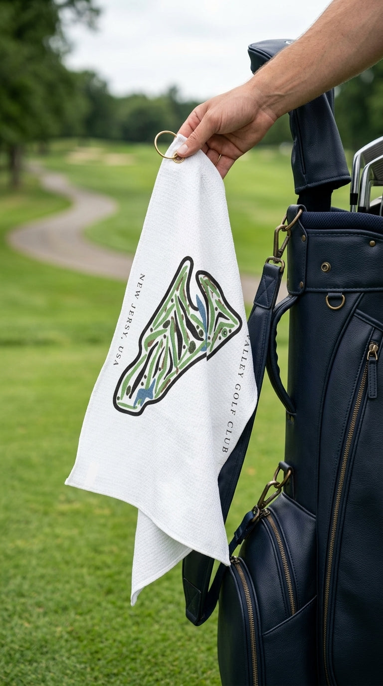 Pine Valley Golf Club Golf Course Prints, New Jersey | Golf Course Print Towels | Golf Course Microfiber