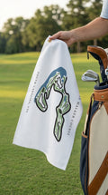 The Walker Course Golf Course Prints, South Carolina | Golf Course Print Towels | Golf Course Microfiber