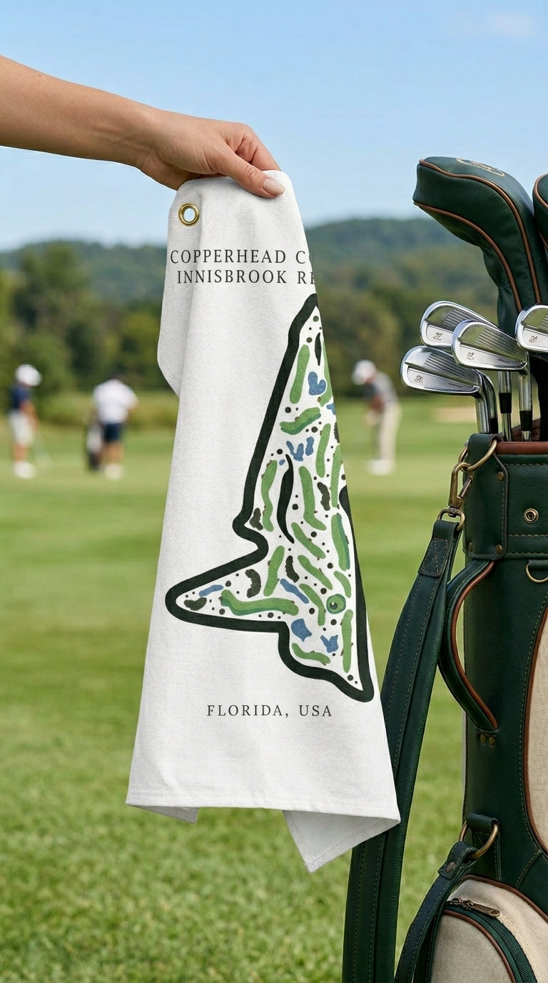 Copperhead Course Innisbrook Resort, Golf Course Print, Florida | Golf Course Print Towels | Golf Course Microfiber