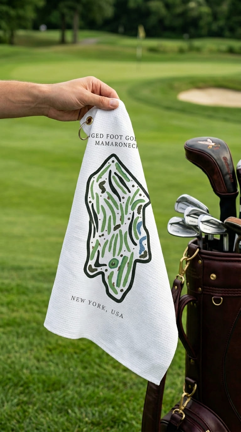 Winged Foot Golf Club, Golf Course Print, New York | Golf Course Print Towels | Golf Course Microfiber