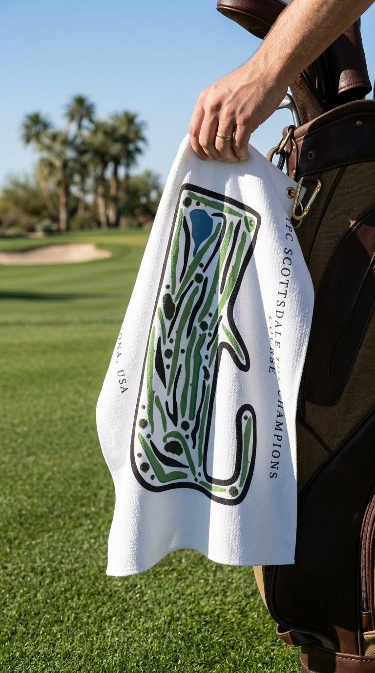 TPC Scottsdale The Champions Course, Arizona | Golf Course Print Towels | Golf Course Microfiber