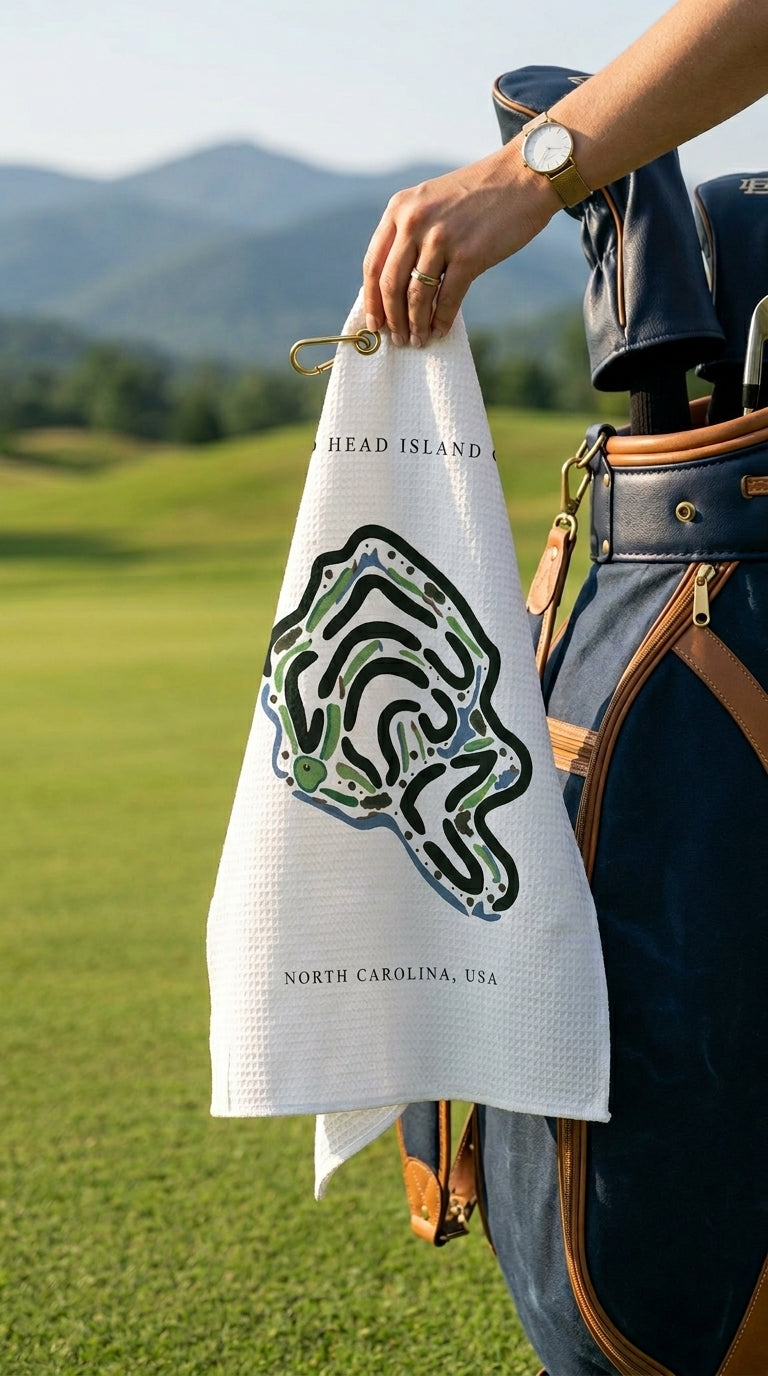 Bald Head Island Club, Golf Course Print, North Carolina | Golf Course Print Towels | Golf Course Microfiber