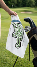 Arcadia Bluffs Golf Club Golf Course Prints, Michigan | Golf Course Print Towels | Golf Course Microfiber