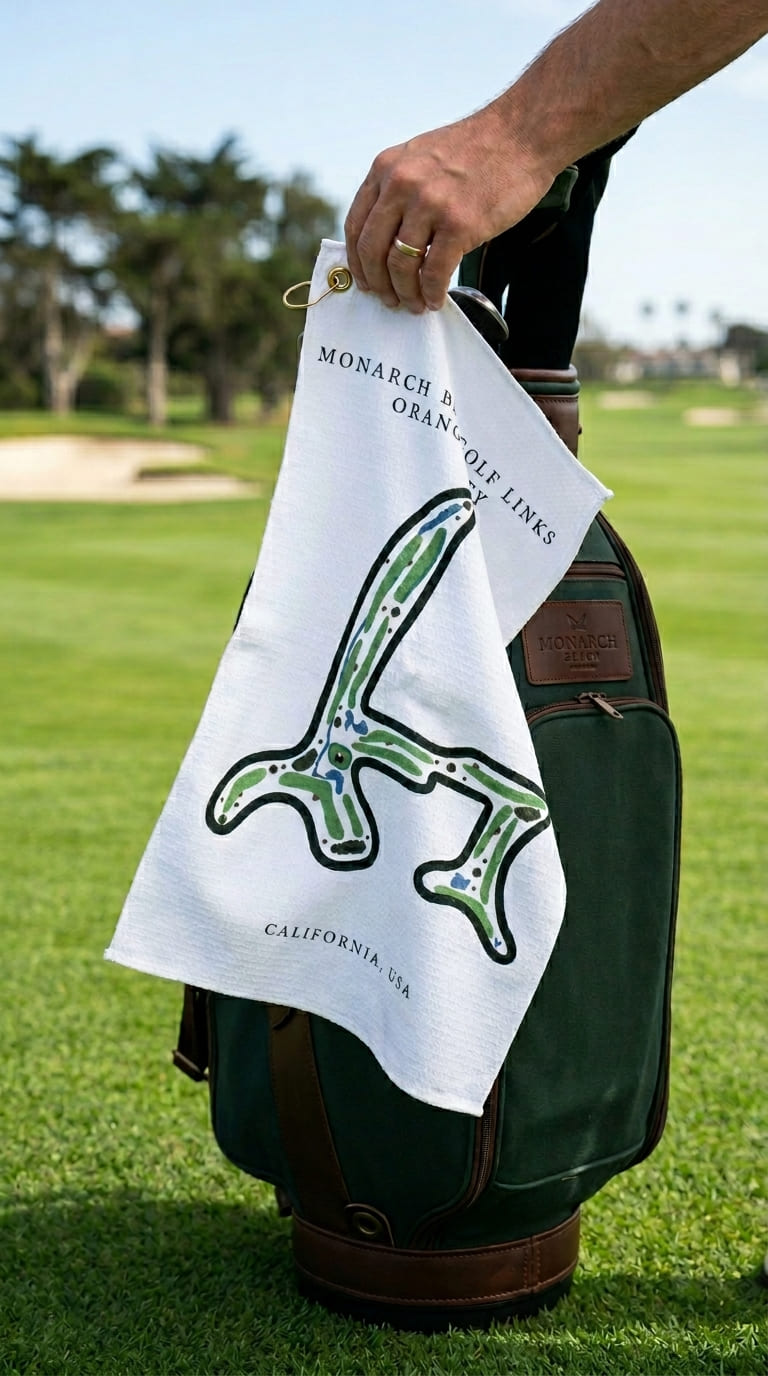 Monarch Beach Golf Links, Golf Course Print, California | Golf Course Print Towels | Golf Course Microfiber
