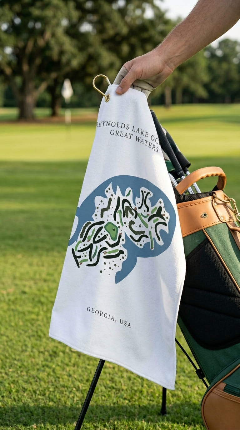Reynolds Lake Oconee Great Waters, Golf Course Print, Georgia | Golf Course Print Towels | Golf Course Microfiber