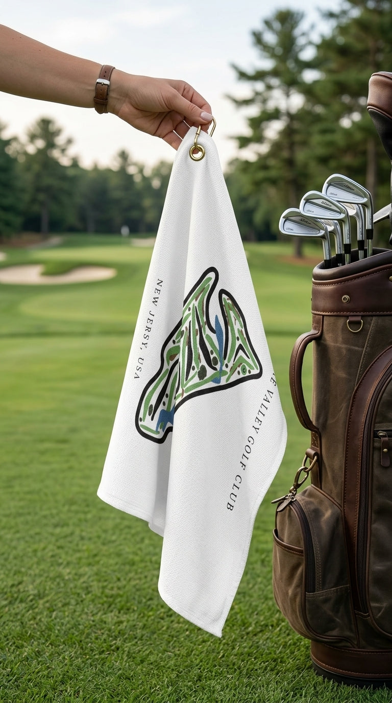 Pine Valley Golf Club Golf Course Prints, New Jersey | Golf Course Print Towels | Golf Course Microfiber