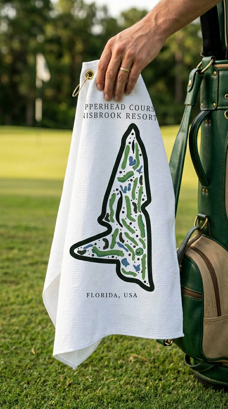 Copperhead Course Innisbrook Resort, Golf Course Print, Florida | Golf Course Print Towels | Golf Course Microfiber