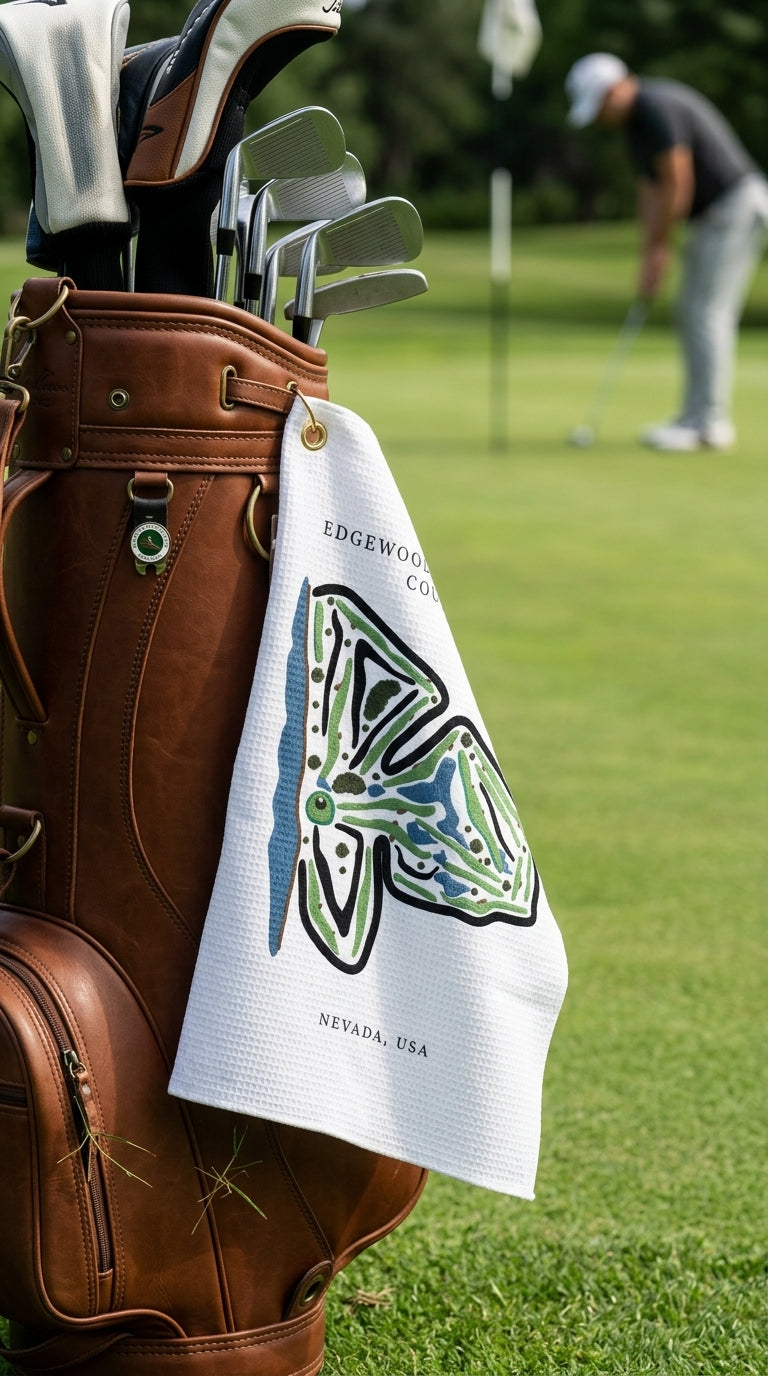 Edgewood Tahoe Golf Course Prints, Nevada | Golf Course Print Towels | Golf Course Microfiber