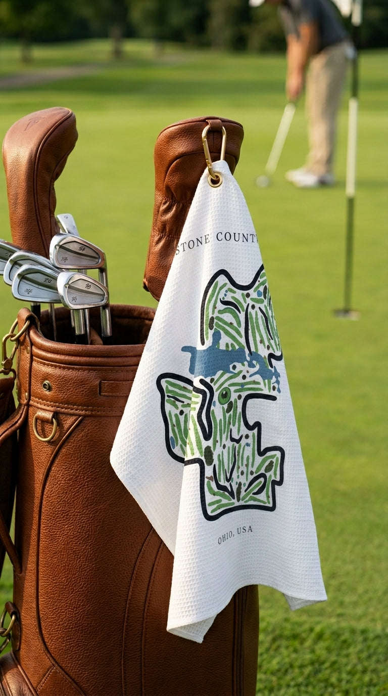 Firestone Country Club Golf Course Prints, Ohio | Golf Course Print Towels | Golf Course Microfiber