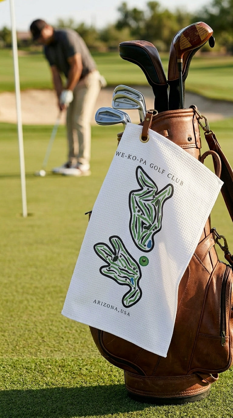 We-Ko-Pa Golf Club Golf Course Print Towel, Arizona | Golf Course Print Towels | Golf Course Microfiber