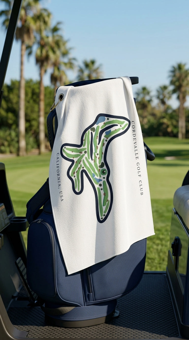 CordeValle Golf Club Golf Course Prints, California | Golf Course Print Towels | Golf Course Microfiber