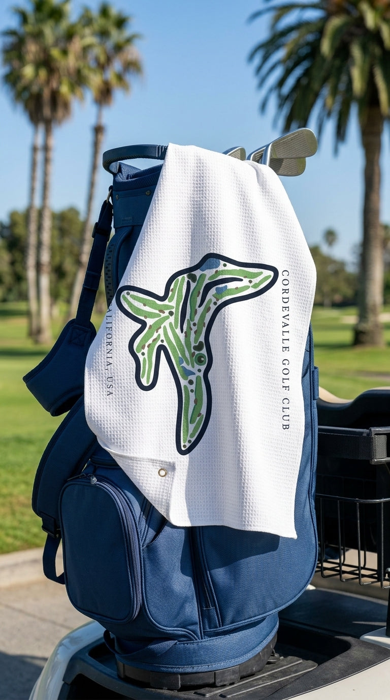 CordeValle Golf Club Golf Course Prints, California | Golf Course Print Towels | Golf Course Microfiber