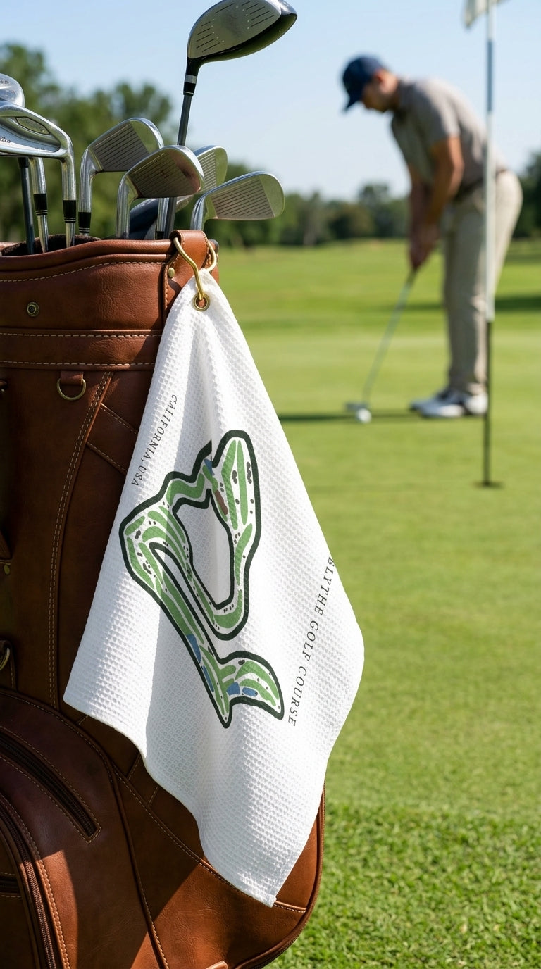 Blythe Golf Course Golf Course Prints, California | Golf Course Print Towels | Golf Course Microfiber