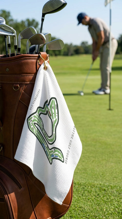 Blythe Golf Course Golf Course Prints, California | Golf Course Print Towels | Golf Course Microfiber