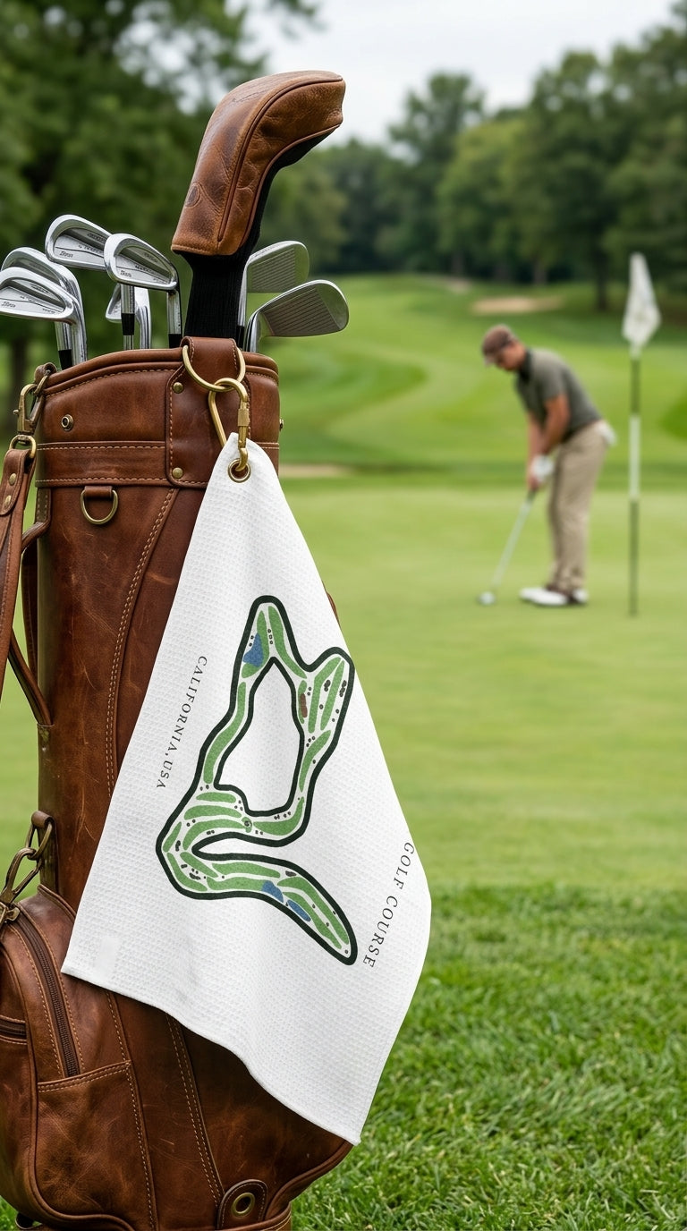 Blythe Golf Course Golf Course Prints, California | Golf Course Print Towels | Golf Course Microfiber