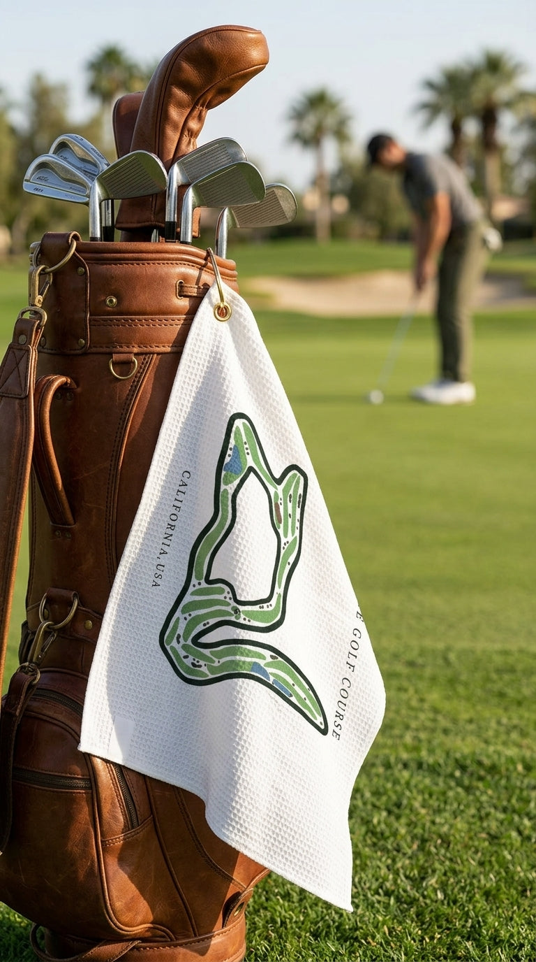 Blythe Golf Course Golf Course Prints, California | Golf Course Print Towels | Golf Course Microfiber