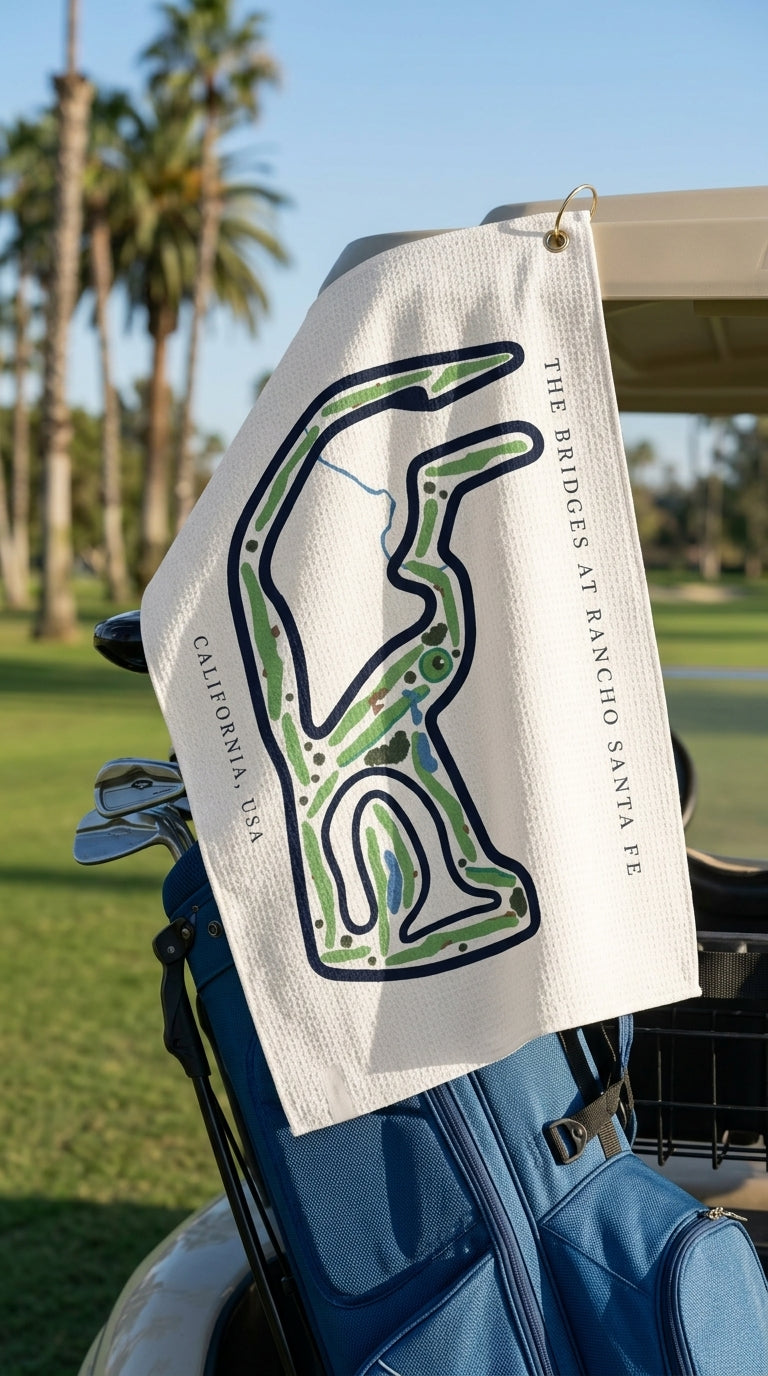 The Bridges at Rancho Santa Fe Golf Course Prints, California | Golf Course Print Towels | Golf Course Microfiber