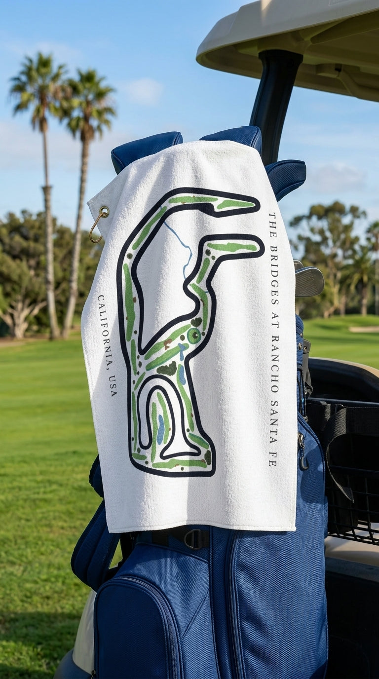 The Bridges at Rancho Santa Fe Golf Course Prints, California | Golf Course Print Towels | Golf Course Microfiber