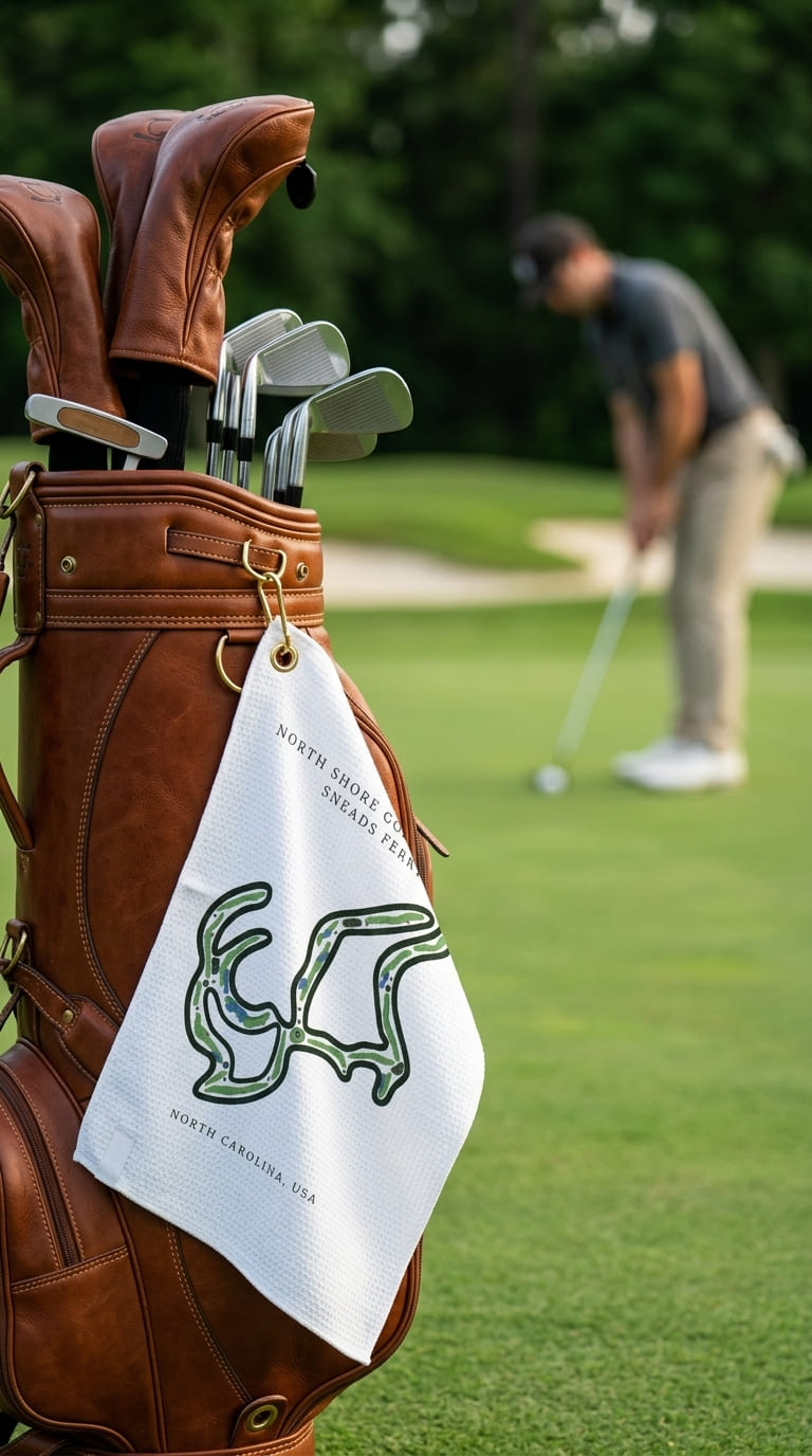 North shore golf course sneads ferry North Carolina | Golf Course Print Towels | Golf Course Microfiber