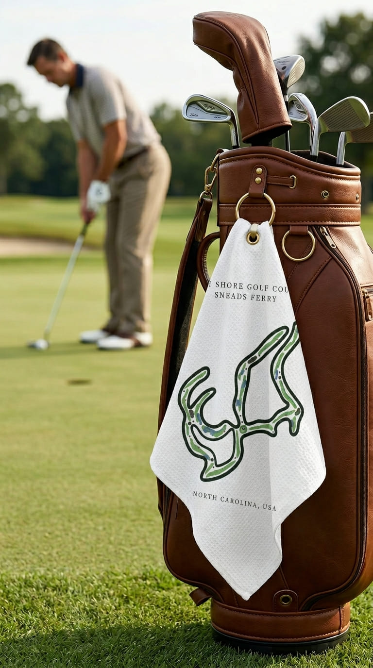 North shore golf course sneads ferry North Carolina | Golf Course Print Towels | Golf Course Microfiber
