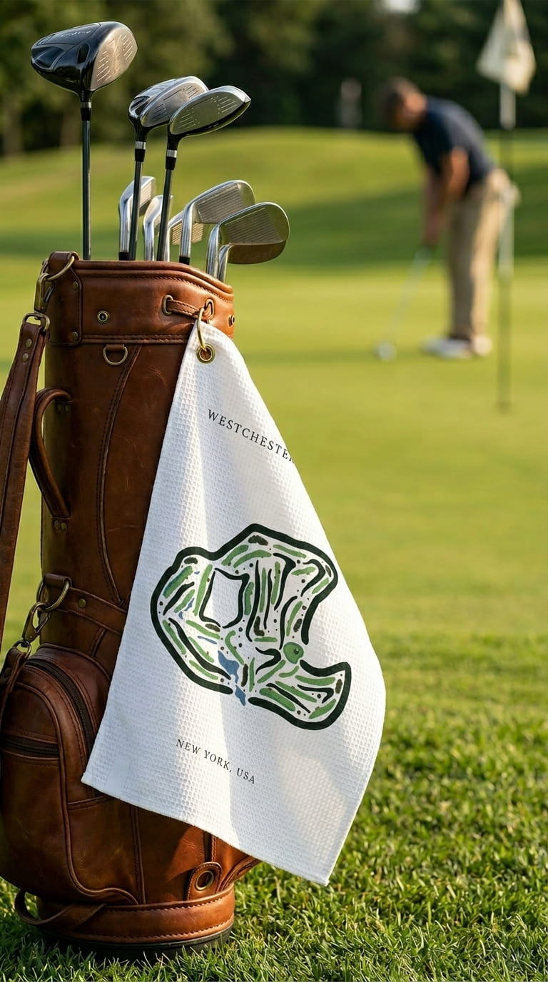 Westchester Country Club, Golf Course Print, New York | Golf Course Print Towels | Golf Course Microfiber