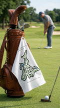 North Ridge Country Club Golf Course Print, North Carolina | Golf Course Print Towels | Golf Course Microfiber