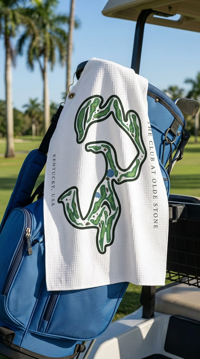 The Club at Olde Stone, Kentucky | Golf Course Print Towels | Golf Course Microfiber