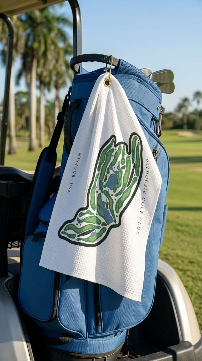 Dalhousie Golf Club, Missouri  | Golf Course Print Towels | Golf Course Microfiber