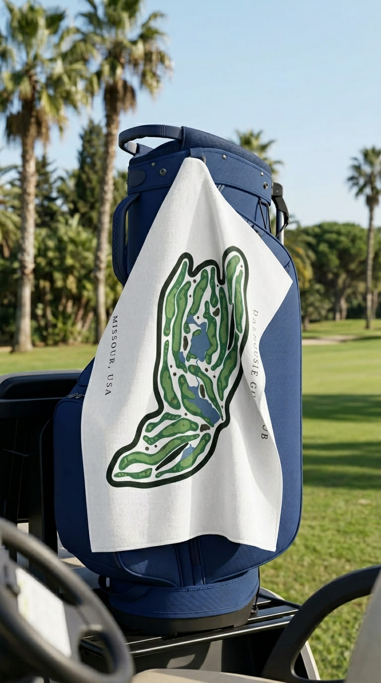 Dalhousie Golf Club, Missouri  | Golf Course Print Towels | Golf Course Microfiber