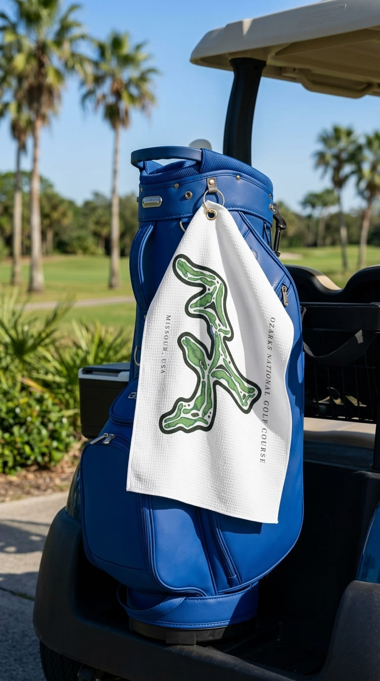 Ozarks National Golf Course, Missouri   | Golf Course Print Towels | Golf Course Microfiber