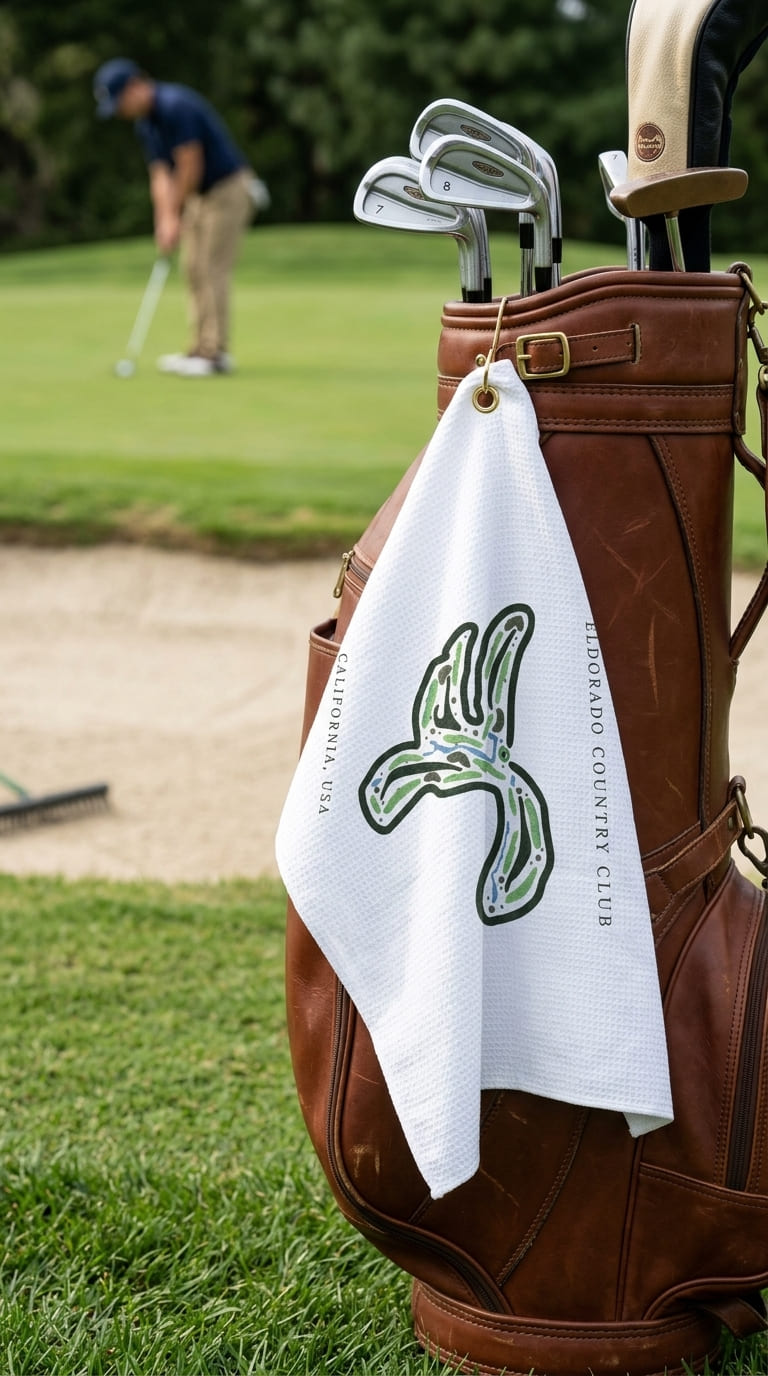 Eldorado Country Club, Golf Course Print, California | Golf Course Print Towels | Golf Course Microfiber