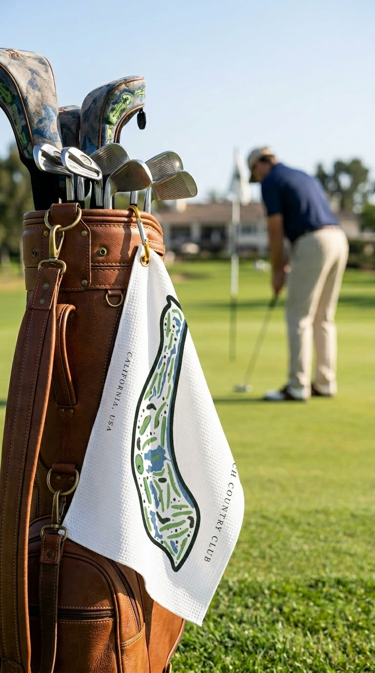 Fairbanks Ranch Country Club, Golf Course Print, California | Golf Course Print Towels | Golf Course Microfiber