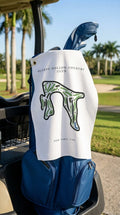Sleepy Hollow Country Club Golf Course Print, New York | Golf Course Print Towels | Golf Course Microfiber