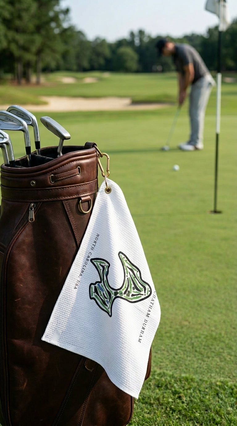 Old Chatham Golf Course Prints, North Carolina | Golf Course Print Towels | Golf Course Microfiber