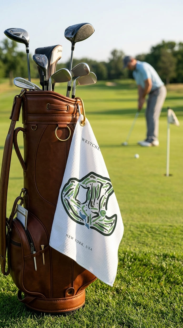 Westchester Country Club, Golf Course Print, New York | Golf Course Print Towels | Golf Course Microfiber