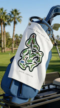 Tobacco Road Golf Club, Golf Course Print, North Carolina | Golf Course Print Towels | Golf Course Microfiber