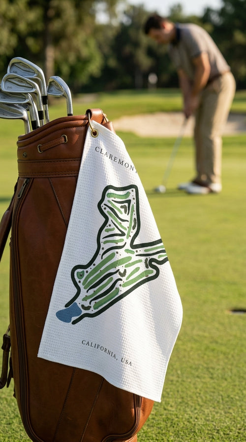 Claremont Country Club, Golf Course Print, California | Golf Course Print Towels | Golf Course Microfiber