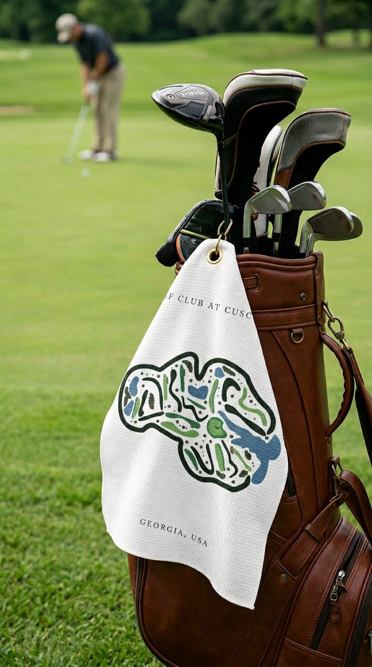Cuscowilla Golf Club, Golf Course Print, Georgia | Golf Course Print Towels | Golf Course Microfiber
